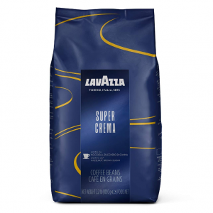 Lavazza Super Crema Whole Bean Coffee Blend, Medium Espresso Roast, 4.4 .lbs, 2 Pack @ Amazon