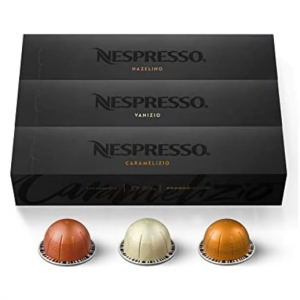 Nespresso Capsules VertuoLine, Flavored Variety Pack, Medium Roast Coffee, 30 Pods @ Woot