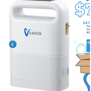 $200 off VARON 5L Pulse Flow Portable Oxygen Concentrator VP-2 @VARON