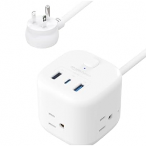 61% off AmazonBasics Power Strip Cube 3 Outlet 3 USB Ports @woot!