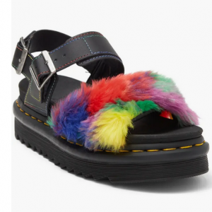 Extra 25% Off Dr. Martens Voss II Faux Fur Strap Sandal (Women) @ Nordstrom Rack
