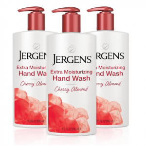 Jergens Extra Moisturizing Hand Soap, 8.3 Ounces (Pack of 3) @ Amazon