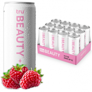 Tru Beauty 覆盆子口味氣泡蘇打水 12oz 12罐 @ Amazon