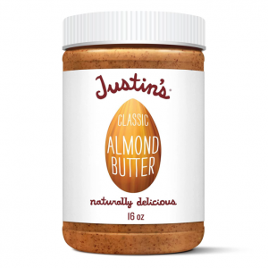 Justin's Classic Almond Butter, Responsibly Sourced, 16 Ounce Jar, Pack of 1 @ Amazon