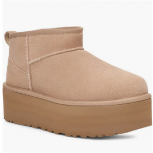 Nordstrom Rack官网 UGG® Classic Ultra 女款厚底雪地靴82折热卖 