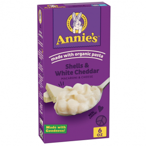 Annie's White Cheddar Shells Macaroni and Cheese with Organic Pasta, 6 oz (Pack of 12) @ Amazon