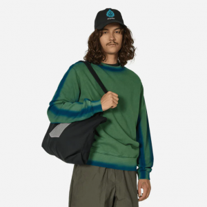 The Trilogy Tapes Overdyed Crewneck Sweatshirt Green / Blue