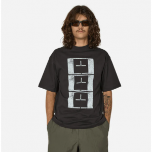 The Trilogy Tapes Upside Down Stamp T-Shirt Black