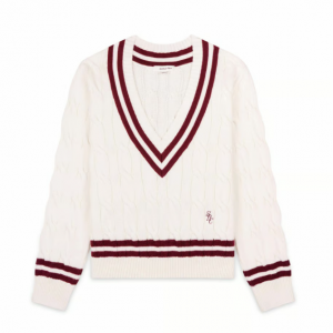 SPORTY & RICH SRC Cableknit 套頭毛衣