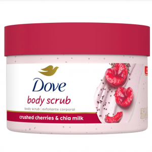 Dove Exfoliating Body Scrub Crushed Cherries & Chia Milk 10.5oz @ Amazon 