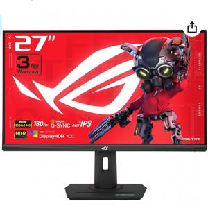 33% off ASUS ROG Strix 27” QHD (2560x1440) HDR400 USB-C Gaming Monitor @Amazon