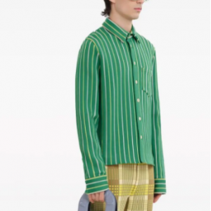 MARNI striped long-sleeve shirt 条纹衬衣