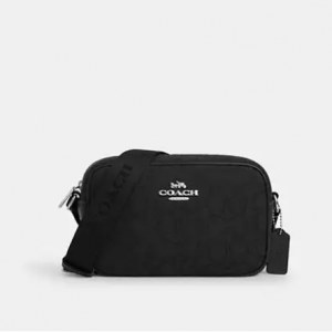 Coach Mini Jamie Camera Bag In Signature Jacquard