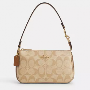 Coach Nolita 19 In Blocked Signature Canvas