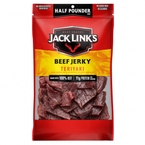 Jack Link's Beef Jerky, Teriyaki, ½ Pounder Bag, 8oz @ Amazon