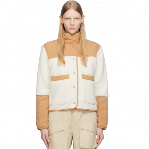 58% Off THE NORTH FACE White & Tan Cragmont Jacket @ SSENSE