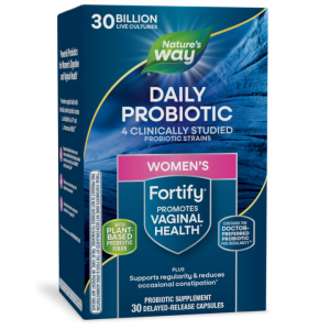 Nature's Way Fortify Daily Probiotic for Women, 30 Billion Live Cultures, 30 Capsule @ Amazon