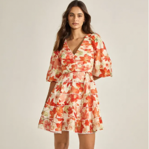 50% Off Cindy Tiered Floral Skater Dress @ Forever New UK