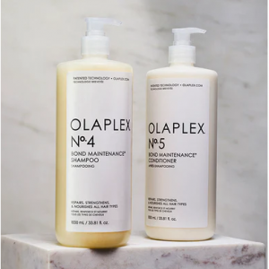 OLAPLEX欧拉裴官网大容量NO.4发芯修护洗发水&NO.5发芯修护护发素热卖