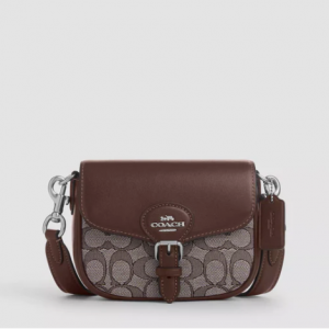 COACH OUTLET Amelia Saddle Bag In Signature Jacquard