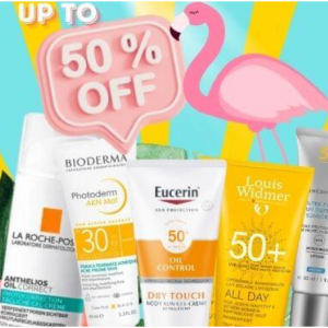 Up to 50% Off Sunscreen Sale @ VicNic