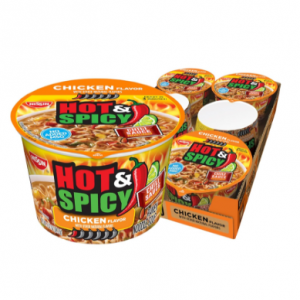 Nissin Hot & Spicy Ramen Noodle Soup, Chicken, 3.32 Ounce (Pack of 6) @ Amazon