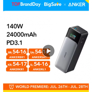 Anker 737 Power Bank 24000mAh 140W Powerbank