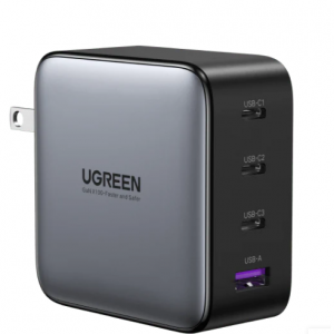 Ugreen -  Ugreen Nexode 100W USB C GaN 充電器 - 4 端口壁式充電器，6.9折