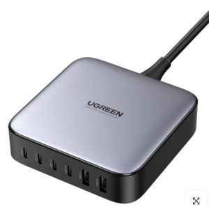 Ugreen -  Ugreen Nexode 200W USB C GaN 充电器 - 6 端口桌面充电器，8.5折