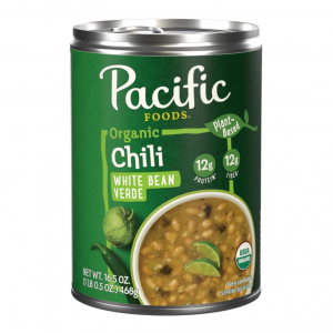 Pacific Foods Organic White Bean Verde Chili, 16.5 Ounce Can @ Amazon