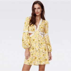 40% Off Kimmie Dress in Goldenrod @ Diane von Furstenberg