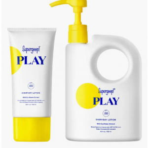 Nordstrom Supergoop! Play牛奶桶每日清透防曬霜SPF 50套裝熱賣 相當於5.6折