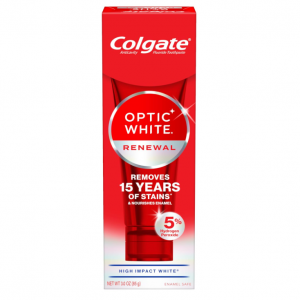 Colgate Optic White 美白牙膏 3oz @ Amazon