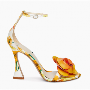 60% Off Alexandre Birman  Dahlia 100MM Floral Sandals @ Saks Fifth Avenue AU/APAC