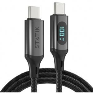 $11 off TruCharge™ USB-C Cable | Braided Nylon | LED Digital Display @Statik