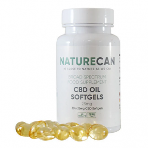 Naturecan CBD 广谱大麻油软胶囊 25mg 30粒 @ Natures Healthbox