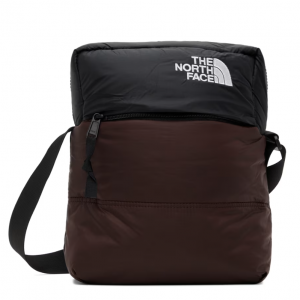 64% Off THE NORTH FACE Brown & Black Nuptse Crossbody Bag @ SSENSE