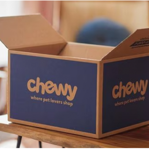 Chewy宠物猫狗鱼鸟用品热卖 收主粮洁齿磨牙玩具猫砂罐头肉干等