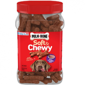 Milk-Bone 牛肉和菲力牛排狗狗肉干零食