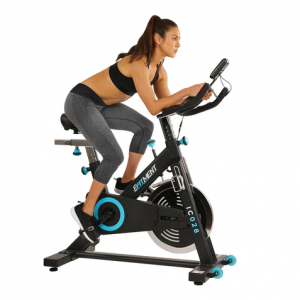 EFITMENT Pro Belt Drive Indoor Cycle Bike with 48.5 lb Flywheel & Monitor - IC028 @ ZooVaa