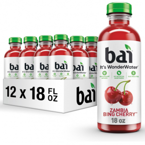 Bai Antioxidant Infused Water Beverage, 18 Fluid Ounce Bottle, 12 Pack @ Amazon