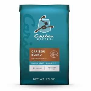 Caribou Coffee, Medium Roast Ground Coffee - Caribou Blend 20 Ounce Bag @ Amazon