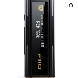 8% off FiiO/JadeAudio KA5 USB DAC Headphone Amp dongle Volume Control @Amazon