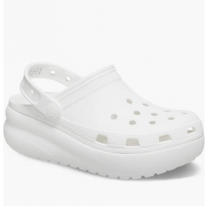 Nordstrom Rack官网 CROCS Cutie大童纯白色洞洞鞋7折特惠 