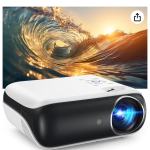 Extra 30% off HAPPRUN Projector, Native 1080P Bluetooth Projector @Amazon