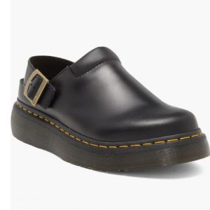 Nordstrom Rack官网 Dr. Martens Laketen 女款黑色穆勒鞋3.3折热卖 