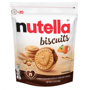 Nutella Biscuits, 20 Count Cookies, Hazelnut Spread with Cocoa, Kids Snacks, 9.7 oz​ @ Amazon