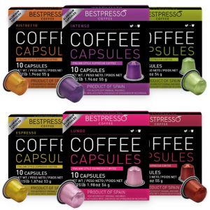 Intense Variety Pack - 120 Aluminum Capsules @ Bestpresso