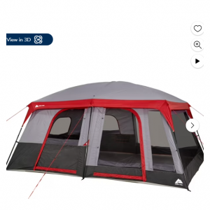 $30 off Ozark Trail 12-Person Cabin Tent, with Convertible Screen Room @Walmart