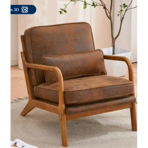 $59.85 off UBesGoo Modern Wood Club Chair @Walmart